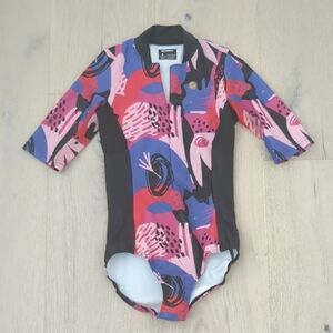 Tri sirena Multicolor mid Sleeve Swimsuit